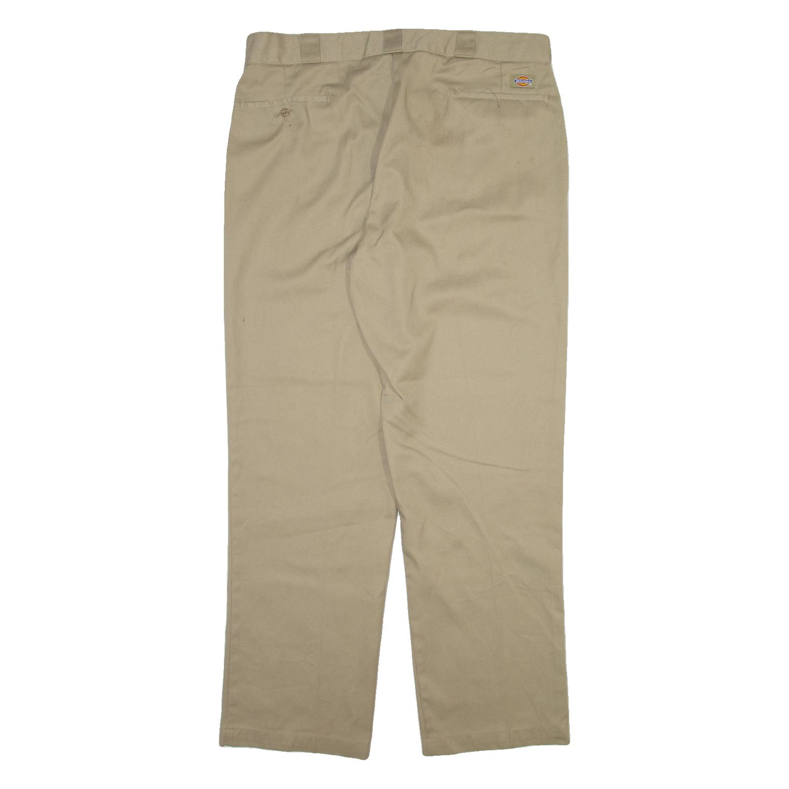 DICKIES Mens Trousers Beige Regular Straight W37 L31
