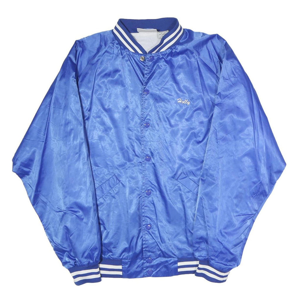 CARDINAL Mens Blue Nylon Button Jacket L Plain American Heritage Tour 2010