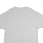 CHAMPION Mens Grey Blue & Yellow Graphic T-Shirt XL Short Sleeve Crew Neck