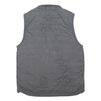 CARHARTT Mens Grey Workwear Gilet M Polyester Blend Quilted Zip Up Vest