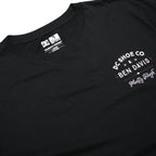 DC SHOES Mens Black Ben Davis Graphic T-Shirt L Short Sleeve Crew Neck Cotton