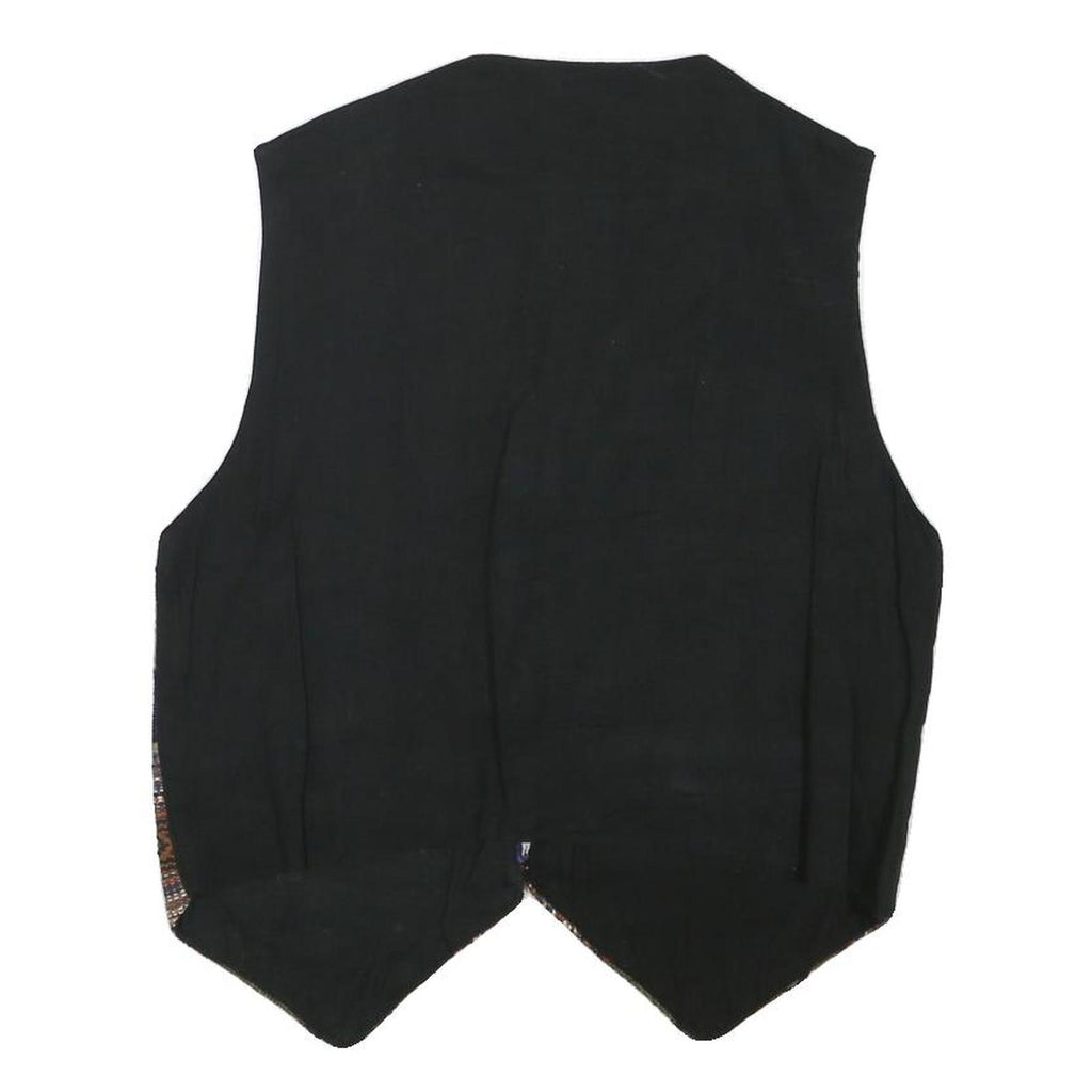 Mens Multicolour Cotton Blend Button Jacket S Patterned Casual Wear
