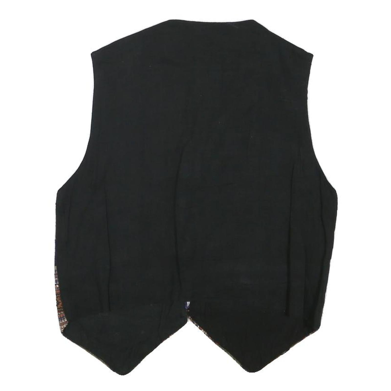 Mens Multicolour Cotton Blend Button Jacket S Patterned Casual Wear