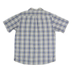 CARHARTT Mens Blue & Beige Check Shirt XL Casual Workwear Summer Button Up