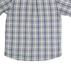 CARHARTT Mens Blue & Beige Check Shirt XL Casual Workwear Summer Button Up