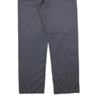 CALVIN KLEIN Mens Cotton Blend Blue Regular Straight Trousers W34 L32 Classic