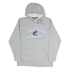 ADIDAS Mens Grey Charlestown Pirates Hoodie L Cotton Blend Casual Sportswear
