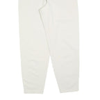 MAC Womens Cotton Blend White Regular Fit Straight Leg Trousers W28 L29 Stylish