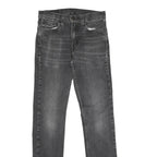 LEVI'S 511 Slim Mens Jeans Black Slim Skinny Denim Medium W29 L32 Zip Fasten