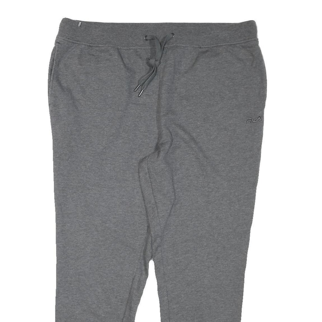 FILA Mens Joggers Grey XL W40 L29 Cotton Blend Casual Drawstring Waistwear