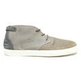 LACOSTE Mens Mid Top Sneakers Boots Grey Suede Synthetic UK 10.5 Casual Retro