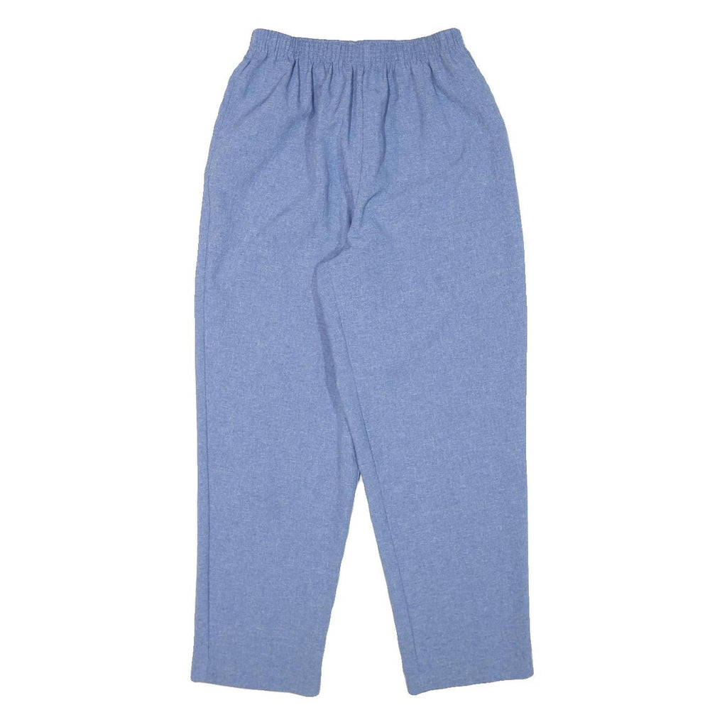 BON WORTH Womens Relaxed Blue Trousers W24 L26 Comfortable Casual Fit Elastic