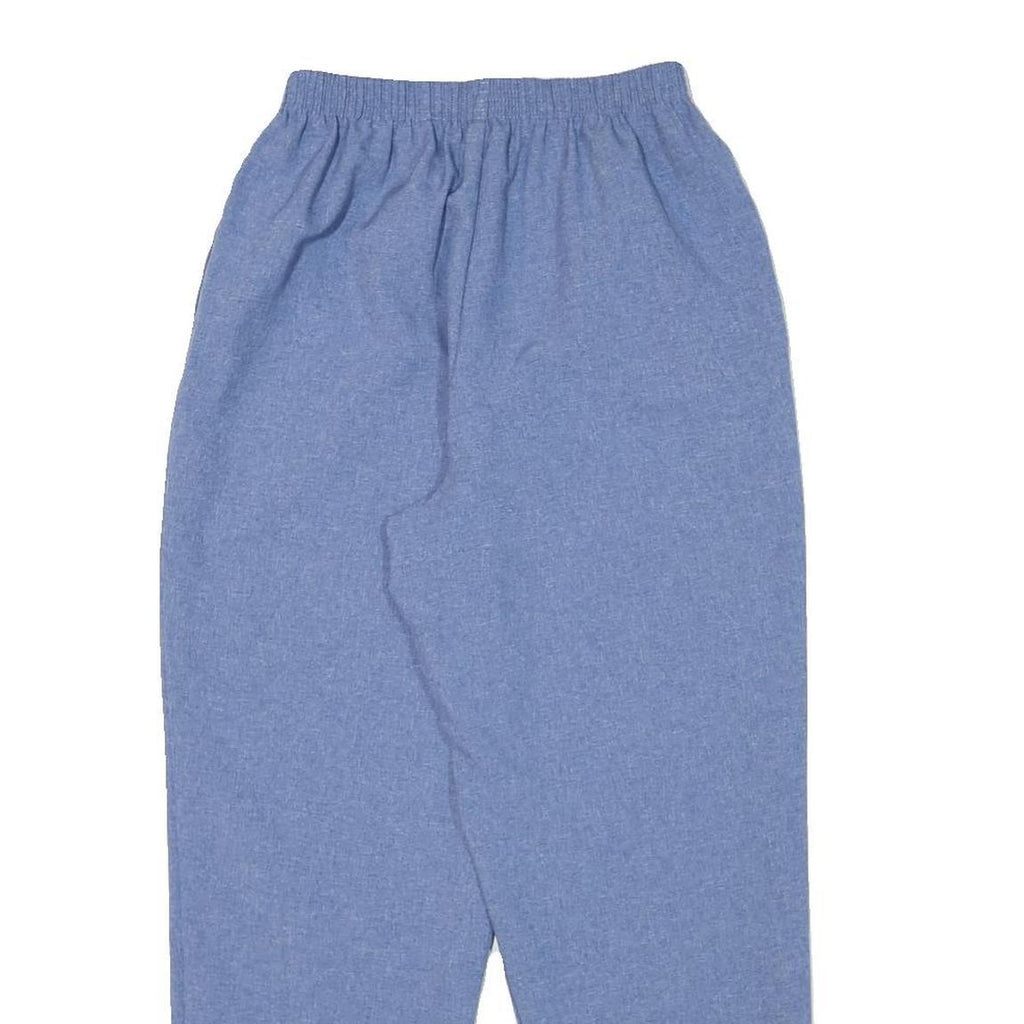 BON WORTH Womens Relaxed Blue Trousers W24 L26 Comfortable Casual Fit Elastic