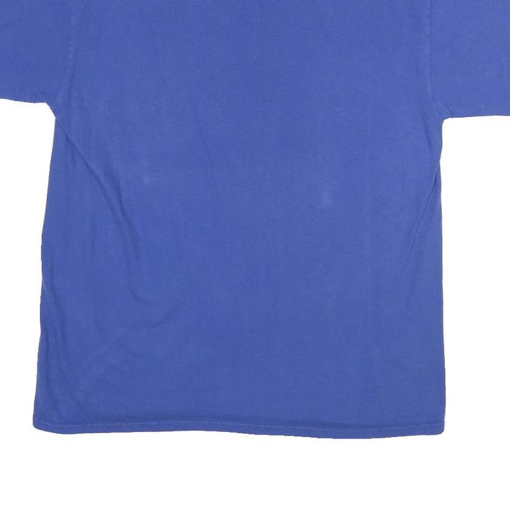 MAJESTIC Mens Blue Golden State Warriors T-Shirt L Short Sleeve Crew Neck NBA