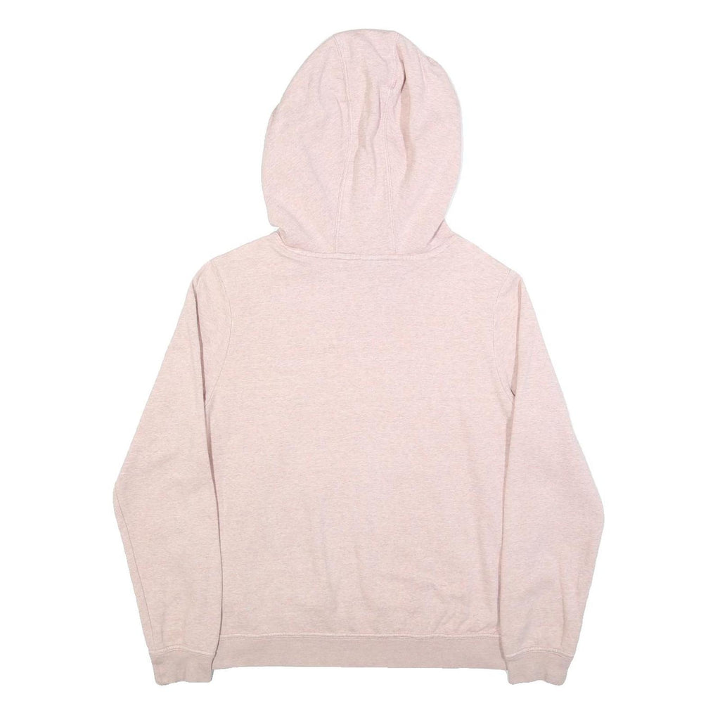 NIKE Womens Pink Hoodie Cotton Blend M Casual Pullover Sweatshirt