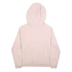 NIKE Womens Pink Hoodie Cotton Blend M Casual Pullover Sweatshirt