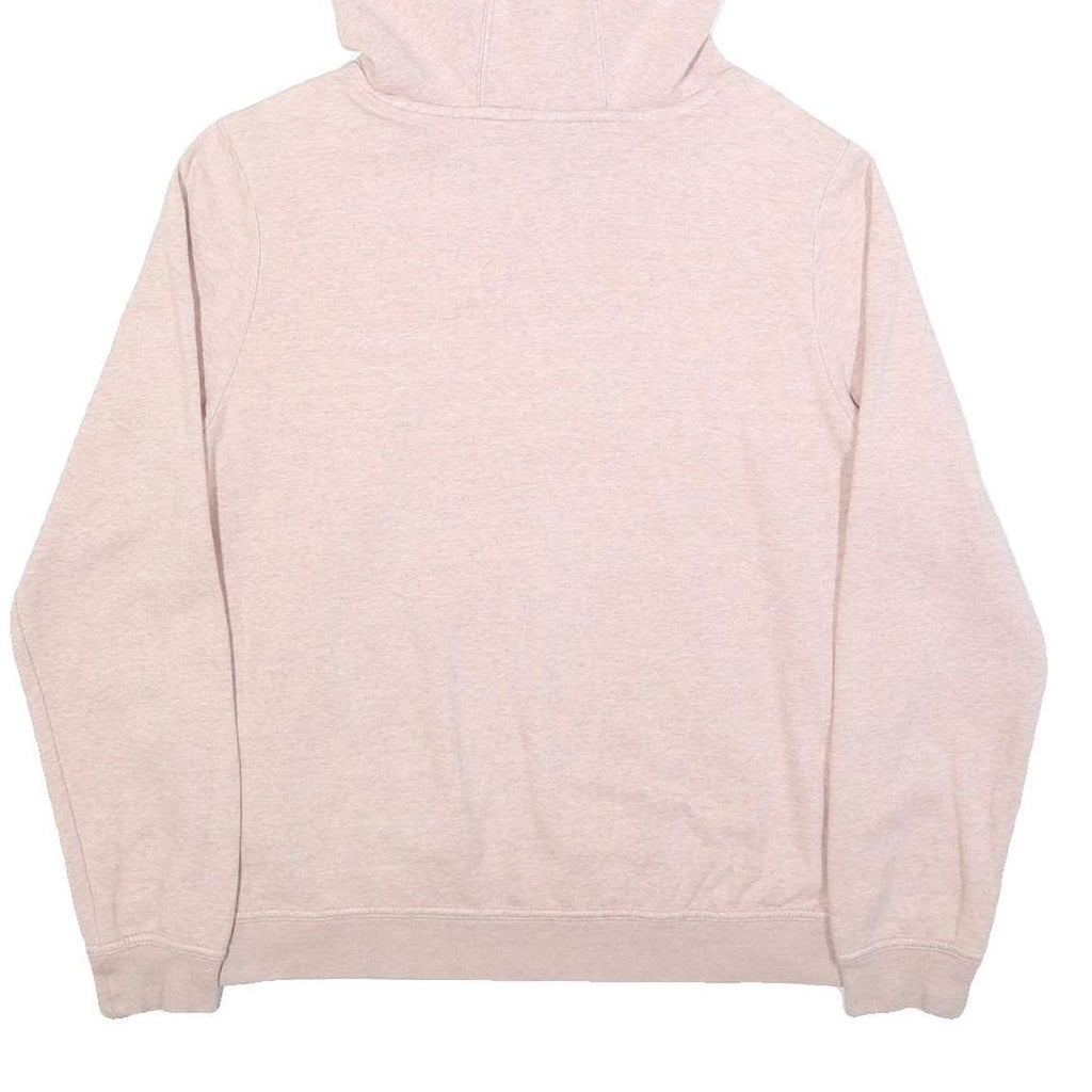 NIKE Womens Pink Hoodie Cotton Blend M Casual Pullover Sweatshirt