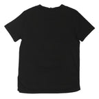 MOSCHINO Mens Black Graphic T-Shirt S Short Sleeve Crew Neck Designer Logo