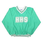 ELITE Mens Green Crew Neck M HHS Lettering Lightweight Polyester Sweatshirt