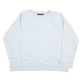 CARHARTT Mens Light Blue Sweatshirt 2XL Crew Neck Cotton Blend Pullover