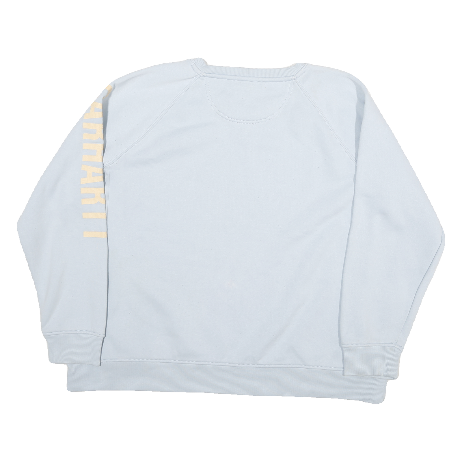 CARHARTT Mens Light Blue Sweatshirt 2XL Crew Neck Cotton Blend Pullover