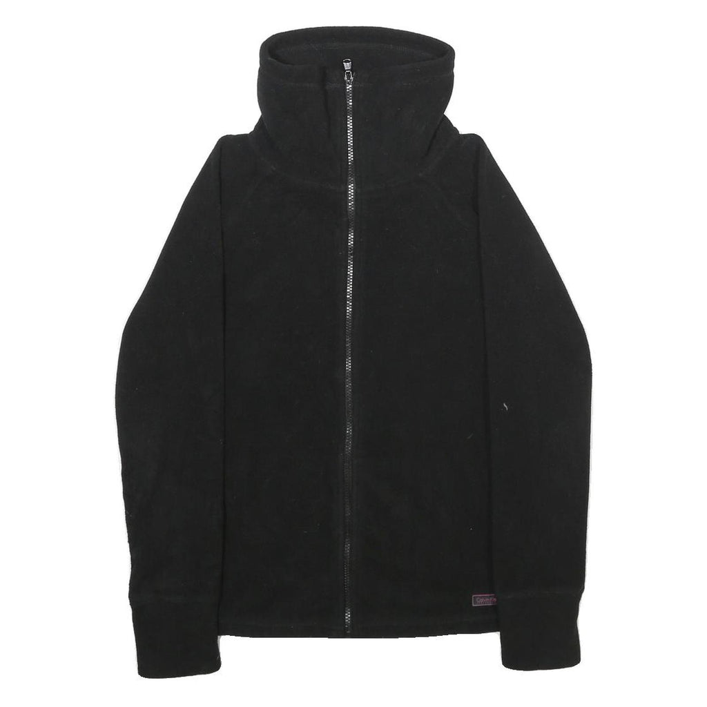 CALVIN KLEIN PERFORMANCE Womens Black Zip Jacket XS Polyester Plain Lightweight