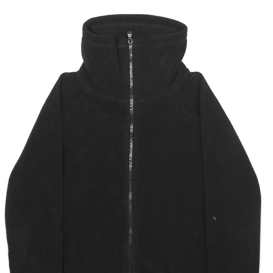 CALVIN KLEIN PERFORMANCE Womens Black Zip Jacket XS Polyester Plain Lightweight