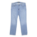 LAUREN RALPH LAUREN Womens Regular Fit Blue Denim Light W36 L30 Classic Button