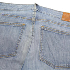 LAUREN RALPH LAUREN Womens Regular Fit Blue Denim Light W36 L30 Classic Button