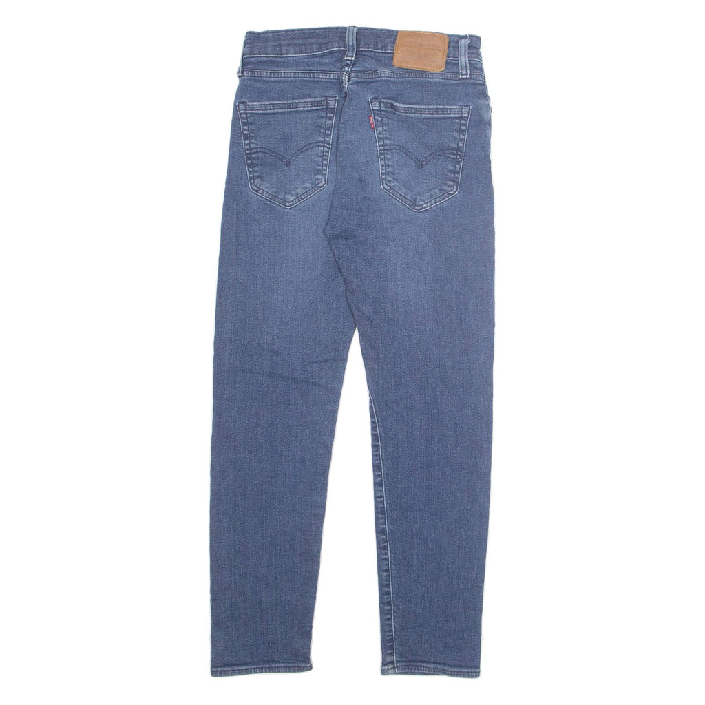 LEVI'S 512 BIG E Jeans Mens Blue Slim Tapered Stone Wash W28 L27