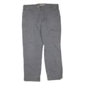 CARHARTT Mens Jeans Grey Regular Straight Denim W40 L32 Workwear Zip Closure