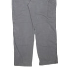 CARHARTT Mens Jeans Grey Regular Straight Denim W40 L32 Workwear Zip Closure