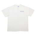 HANES Mens White Automotive Refinish Graphic T-Shirt L Short Sleeve Crew Neck
