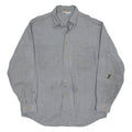 CARHARTT Outdoor Wear Mens Flannel Shirt Grey Long Sleeve L