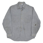 CARHARTT Outdoor Wear Mens Flannel Shirt Grey Long Sleeve L