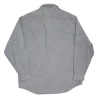 CARHARTT Outdoor Wear Mens Flannel Shirt Grey Long Sleeve L