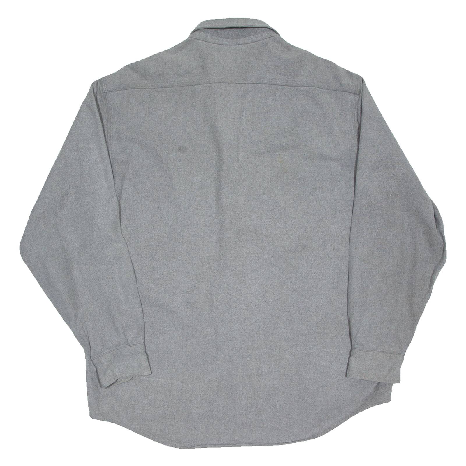 CARHARTT Outdoor Wear Mens Flannel Shirt Grey Long Sleeve L