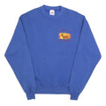JERZEES Mens Blue Sweatshirt Big Bass Lake Michigan Crew Neck M Embroidered