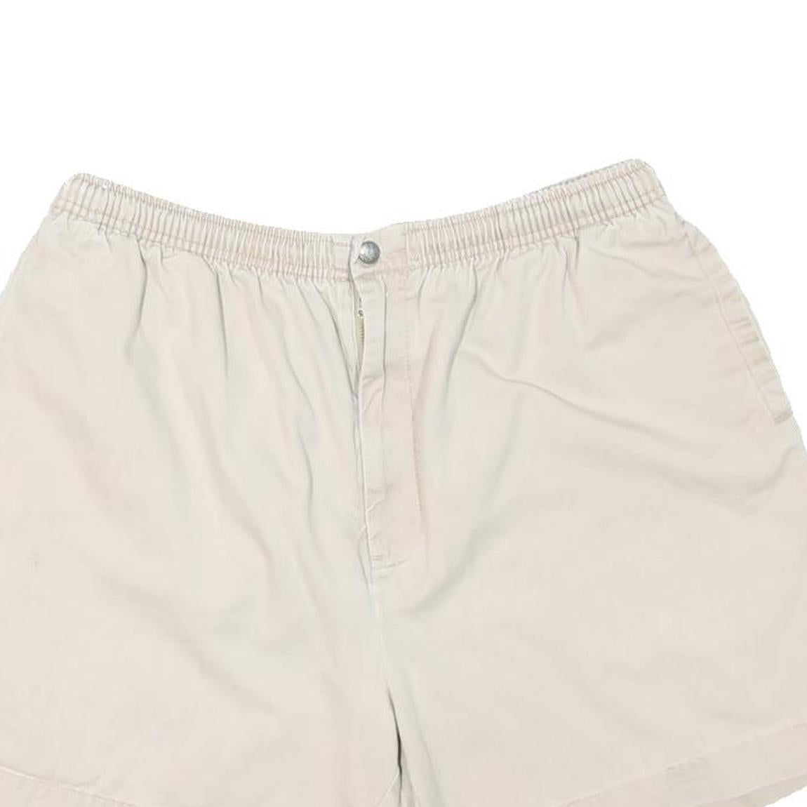 POLO RALPH LAUREN Mens Shorts Cream Casual Plain 2XL W31 Elastic Waist