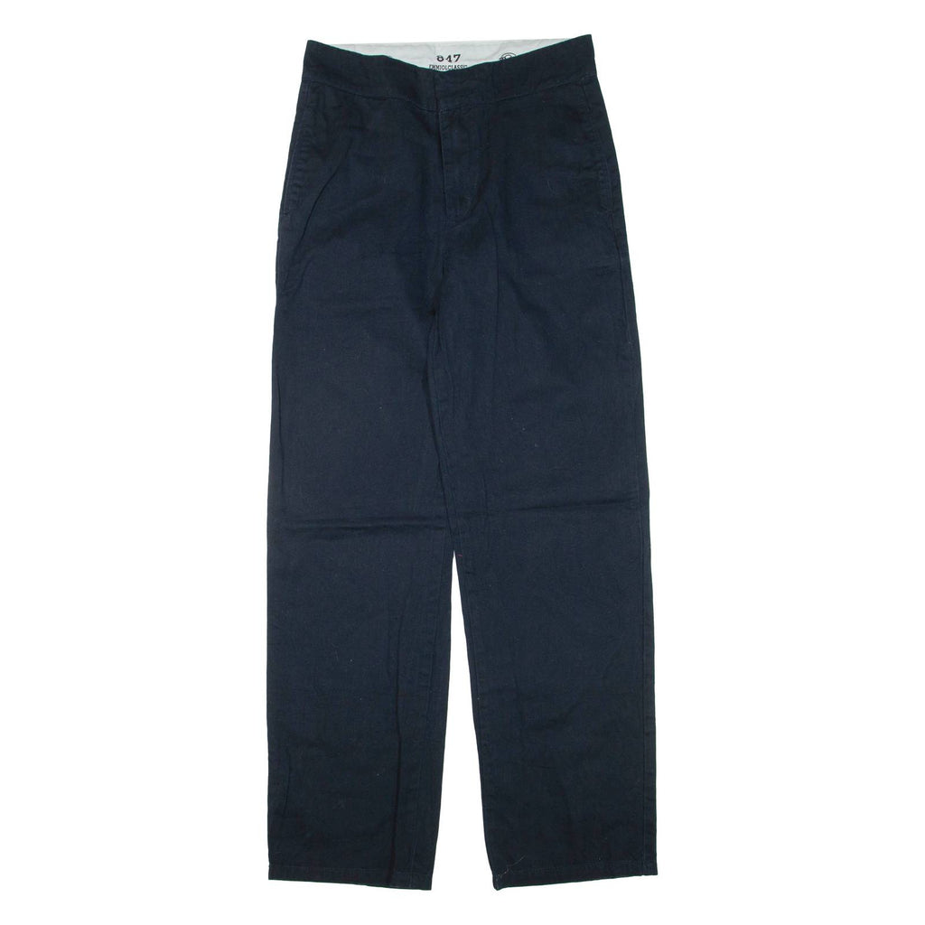 DICKIES Mens Trousers Black Regular Straight W30 L32