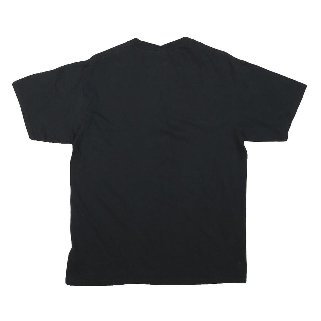 DISNEY Mens Black Mickey Mouse Halloween Graphic T-Shirt S Crew Neck Short