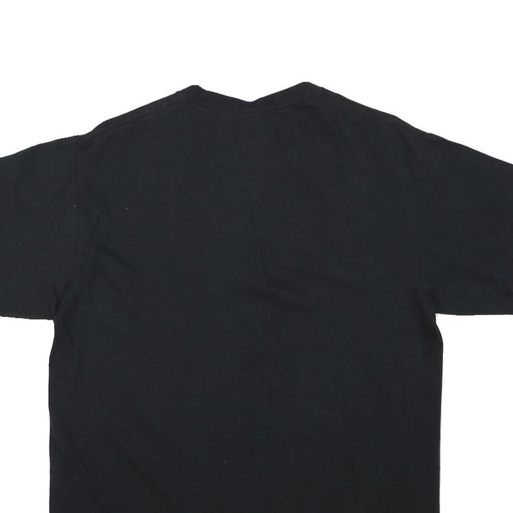 DISNEY Mens Black Mickey Mouse Halloween Graphic T-Shirt S Crew Neck Short