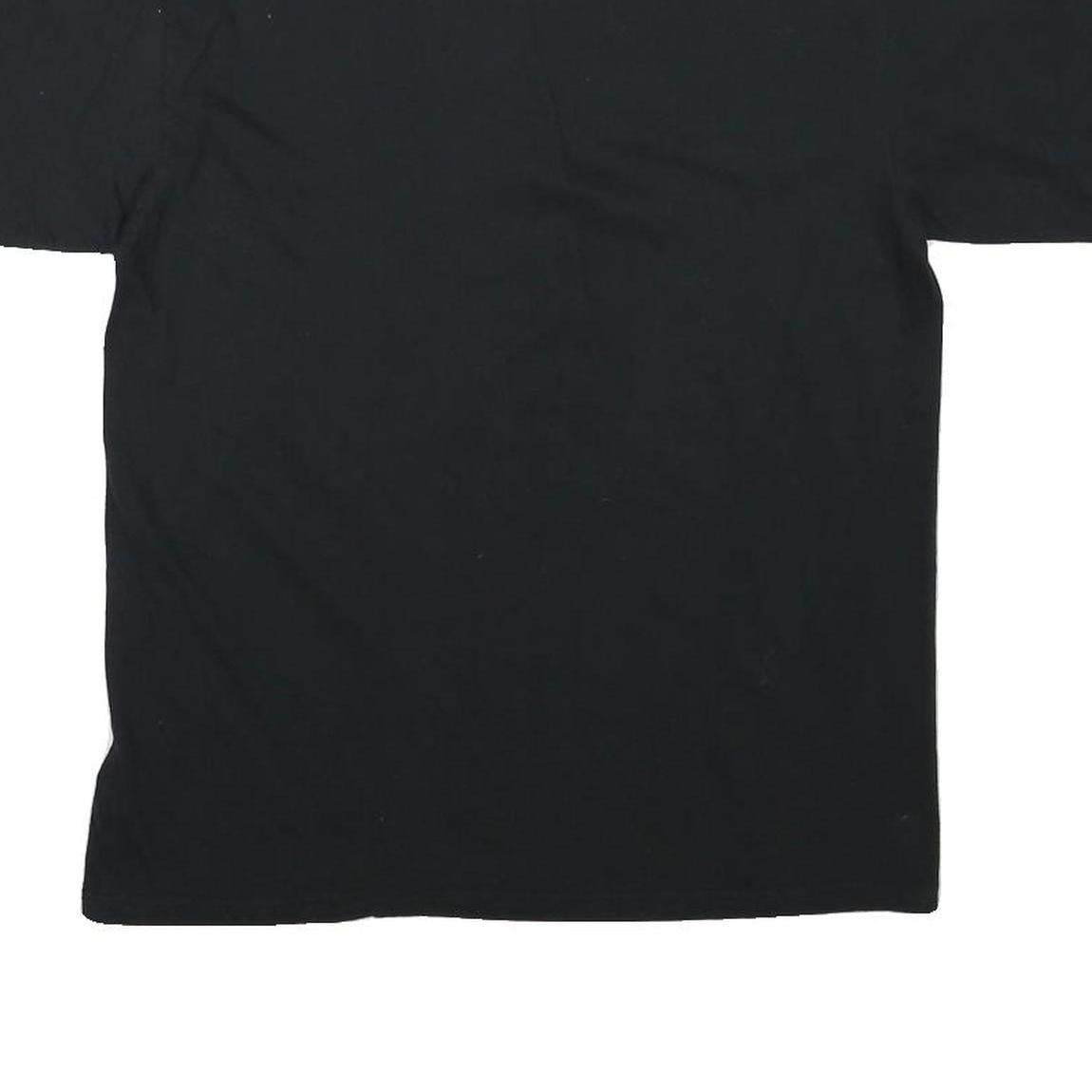 DISNEY Mens Black Mickey Mouse Halloween Graphic T-Shirt S Crew Neck Short