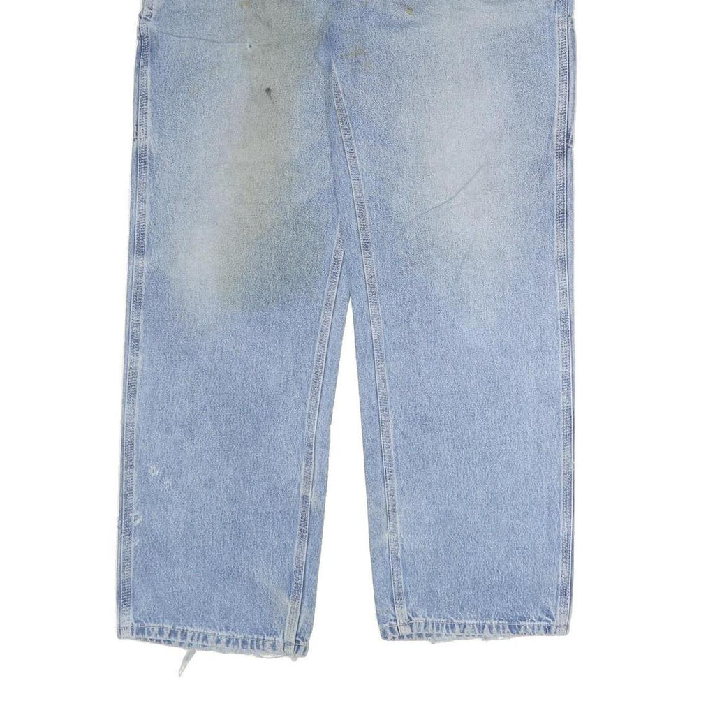 CARHARTT Mens Jeans Blue Relaxed Straight Denim Medium W34 L32 Workwear Utility