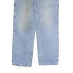 CARHARTT Mens Jeans Blue Relaxed Straight Denim Medium W34 L32 Workwear Utility