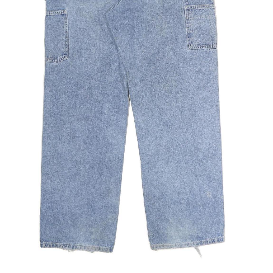 CARHARTT Mens Jeans Blue Relaxed Straight Denim Medium W34 L32 Workwear Utility