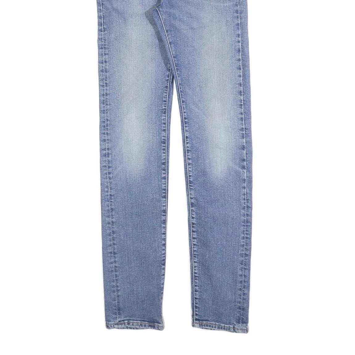 LEVI'S 510 BIG E Mens Slim Blue Denim Light W27 L32 Slim Fit Zip Fly Jeans