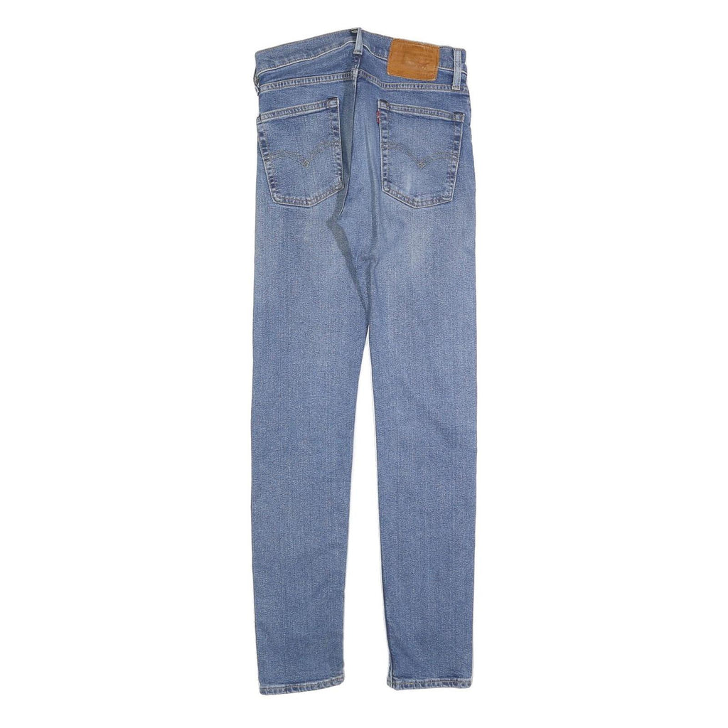 LEVI'S 510 BIG E Mens Slim Blue Denim Light W27 L32 Slim Fit Zip Fly Jeans