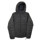 JACK WOLFSKIN Womens Puffer Jacket Grey Hooded UK 12