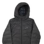 JACK WOLFSKIN Womens Puffer Jacket Grey Hooded UK 12